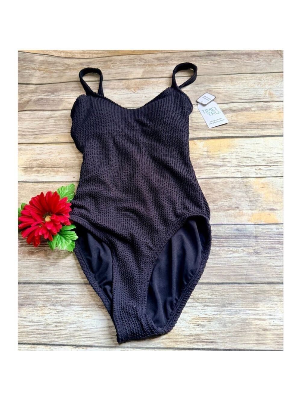 NWT BLACK 1 PIECE SWIMSUIT